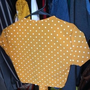 Polka dot blouse
